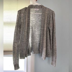 Grey button up cardigan